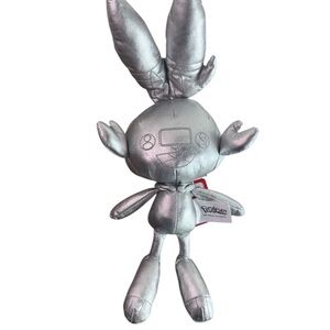 Scorbunny Pokemon 25th Celebration 8" Metallic Silver Plush Stuffed Toy